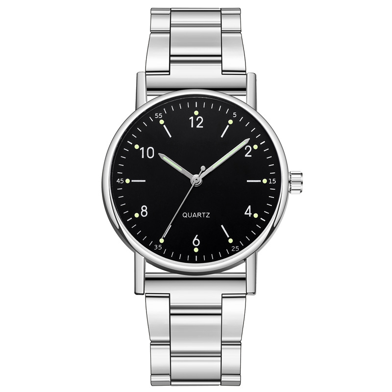 Relojes de cuarzo para hombre y mujer con correa de acero, venta al por mayor del fabricante, relojes de cuarzo digitales de negocios informales y a la moda