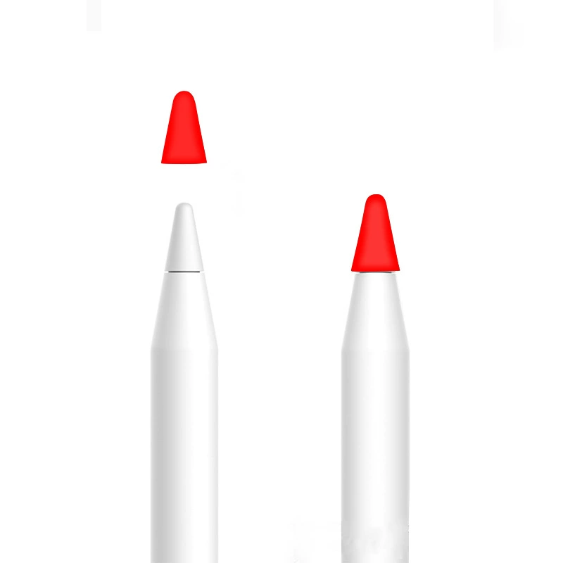Силиконовая крышка кончика карандаша (Apple Pencil), мягкая антивандальная крышка, высокая или низкая прочность, многоцветная