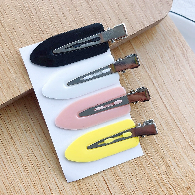 Заколки hairgrip в корейском стиле, простые элегантные пластиковые зажимы — 4 шт. на карточке, ассорти