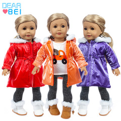 Cross-border best-selling 18-inch American girl doll clothes and accessories toy clothing dress-up doll set coats wholesale