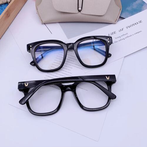 New Sydney Korean version internet celebrity glasses frame women's retro anti-blue light glasses frame men's and women's same style myopia finished glasses