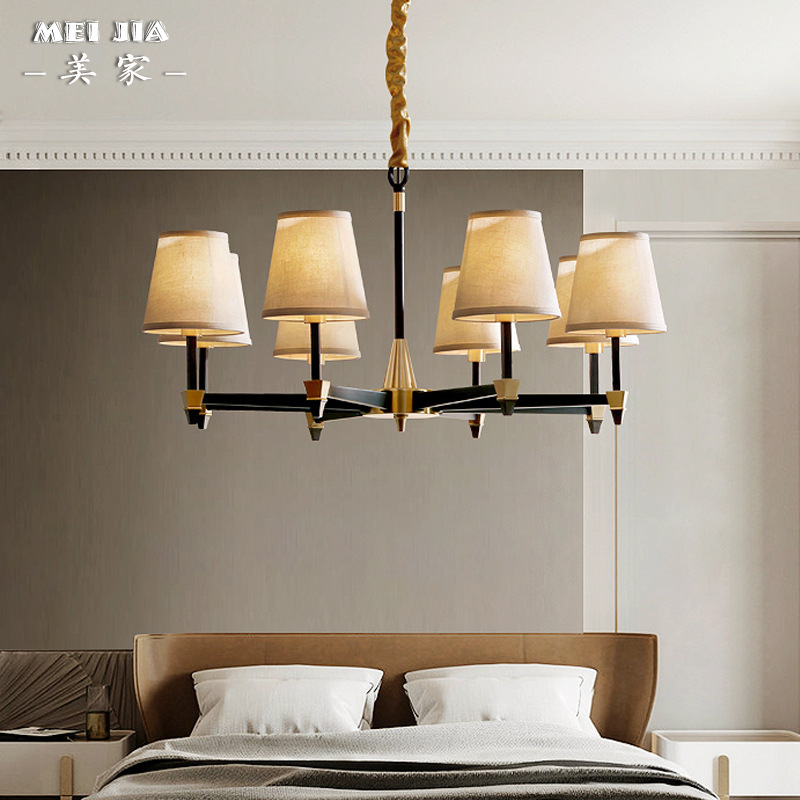 American Style Living Room All Copper Chandelier Simple Dining Room Study Atmospheric Chandelier Household Dining Room Hall Lights American Style Living Room All Copper Chandelier Simple Dining Room Study Atmospheric Chandelier Household Dining Room Hall Lights