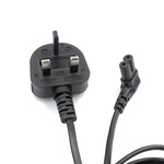 BS英国规新加坡电源线 英标沙特马来西亚 L型90度弯头C7八8字尾