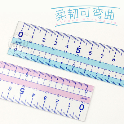 Japonés KOKUYO Guoyu GBA110 a granel 15cm regla estudiante regla de papelería transparente transportador triángulo gobernante