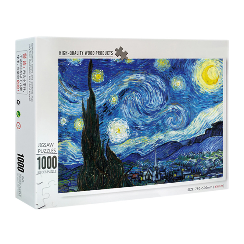 Wooden jigsaw puzzle 1000 pieces large adult decompression children's gift puzzle puzzle puzzle manufacturers toy wholesale