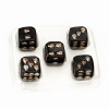 Cross -border foreign trade 5 installed six sides of skeleton dice Creative leisure bar entertainment game dice gold and silver spot