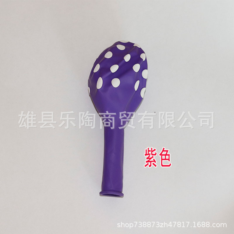 Venta al por mayor engrosada 12 pulgadas 2,8G Polka Dot globo de látex colorido Polka Dot impreso bola cumpleaños boda celebración Decoración