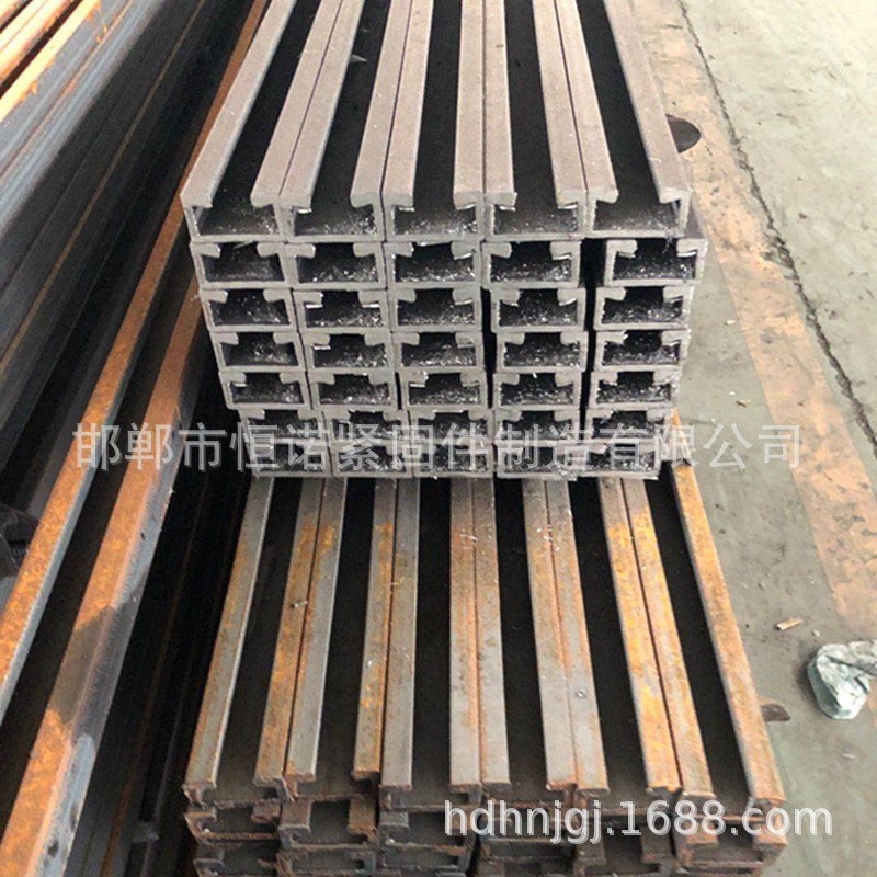恒诺平齿哈芬槽 热轧38*23管廊预埋槽钢 冷弯高铁预埋槽道