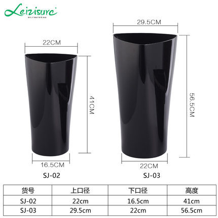 Laizhixiu maceta absorbente Automática simple verde rábano piso perezoso plástico sala de estar maceta absorbente automática al por mayor image 4