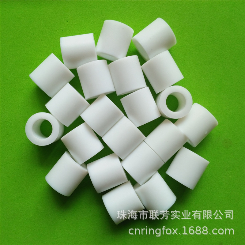 铁氟龙绝缘隔离柱 耐高温塑料王轴套 耐酸碱四氟套管 平价 包邮