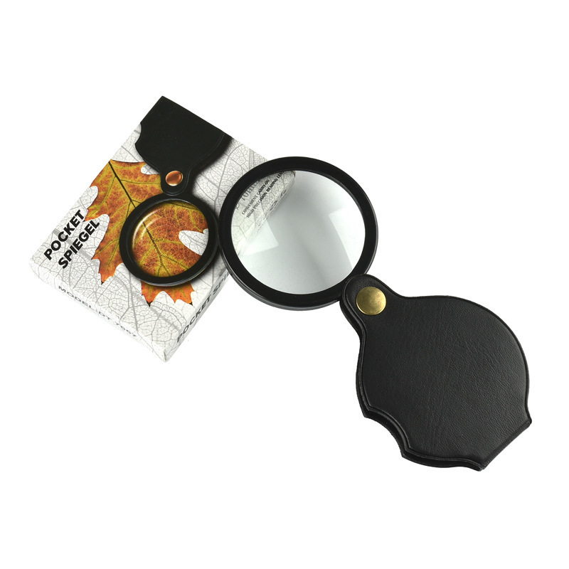18 Popular Upgraded 10X Magnification 50mm Foldableing Leather Case Magnifying Glass Flap Pocket Pants Magnifying Glass 18 Popular Upgraded 10X Magnification 50mm Foldableing Leather Case Magnifying Glass Flap Pocket Pants Magnifying Glass