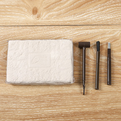 新款大號考古挖掘恐龍模型 DIY拼裝恐龍化石骨架兒童科教玩具跨境