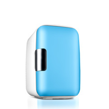 巴掌大6L小冰箱家用宿舍寝室学生微型车载冰箱车家两用车载便携