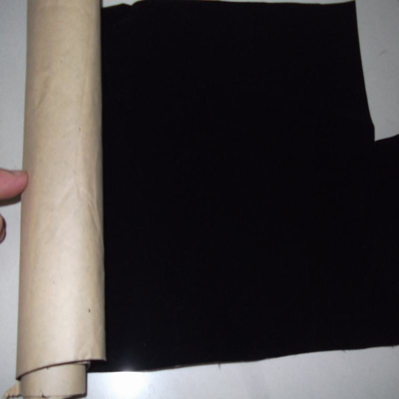 植绒布 黑色长毛植绒布 环保过胶植绒布  礼品包装植绒布
