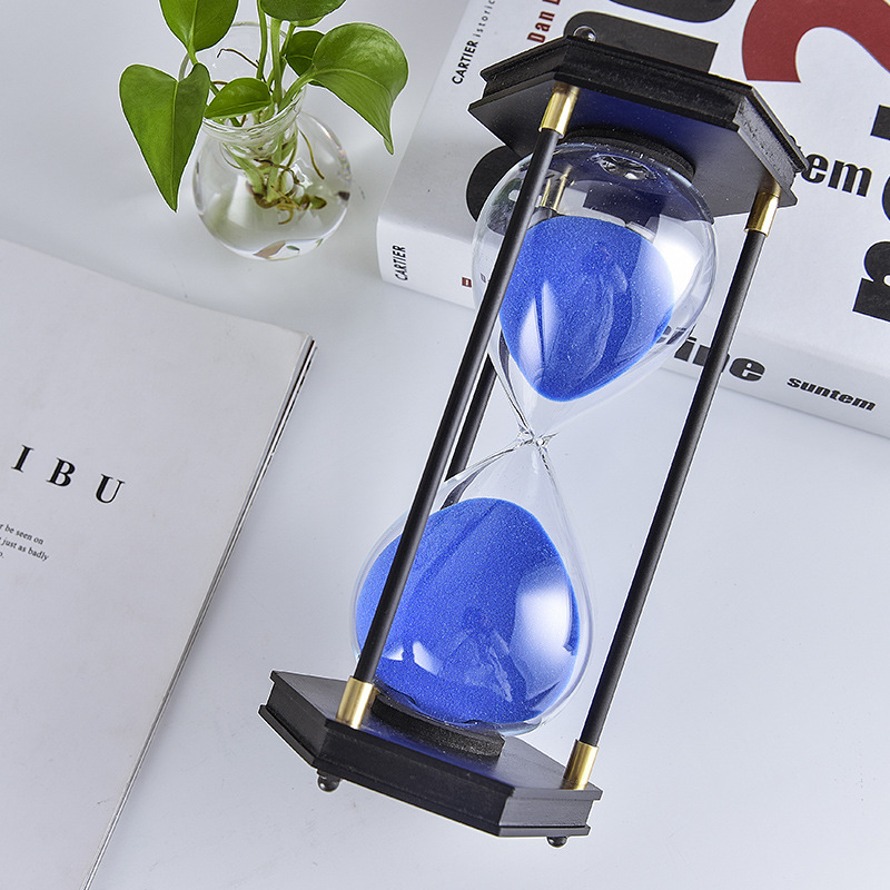 Temporizador de reloj de arena directo de fábrica para niños resistente a la caída de 30 minutos reloj de arena de tiempo creativo adornos de reloj de arena