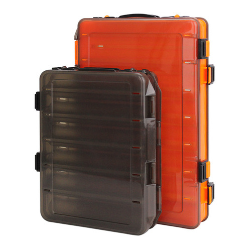 Weihe double-sided lure box wooden shrimp box (20*17*4.5CM) tool box translucent bait storage box