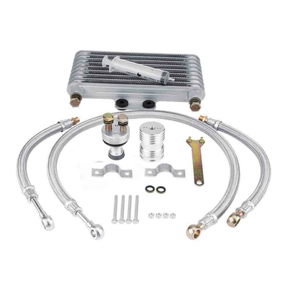 Patented Motorcycle Off-Road Cb Cg Guangyang Sanyang T1 Qianlong Oil Cooler Oil Radiator Cooler