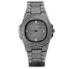 Fashionable zirconium hip-hop style, quartz watches, watch strap, calendar, steel belt, Aliexpress, diamond encrusted