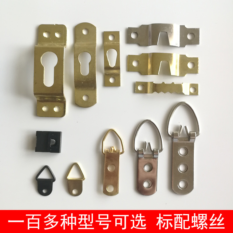 Cuadro de fotos de boda gancho anillo de bordado cruzado placa ranura de tarjeta dentada colgar hebilla oscura colgar pintura