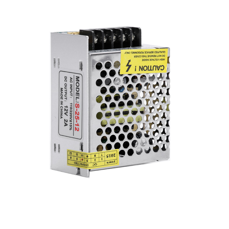 220V转12V2a25W照明工程监控摄像头适配器灯条灯带稳压开关电源