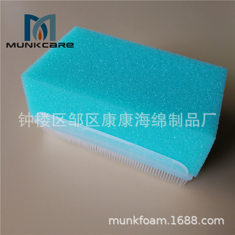 Cepillo de esponja de color cepillo de champú para bebés entrenamiento sensorial cepillo táctil cepillo de masaje para bebés cepillo de baño