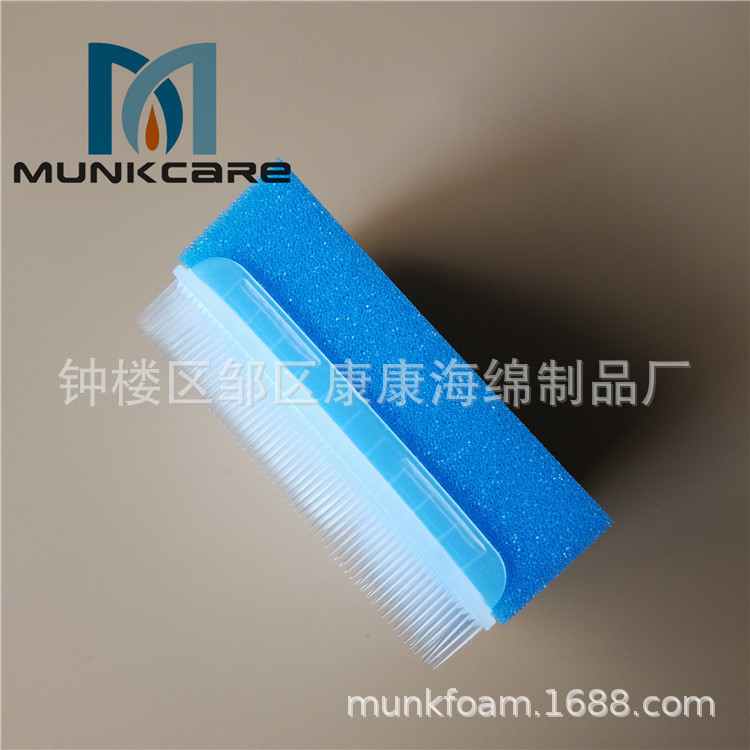 Cepillo de esponja de color cepillo de champú para bebés entrenamiento sensorial cepillo táctil cepillo de masaje para bebés cepillo de baño