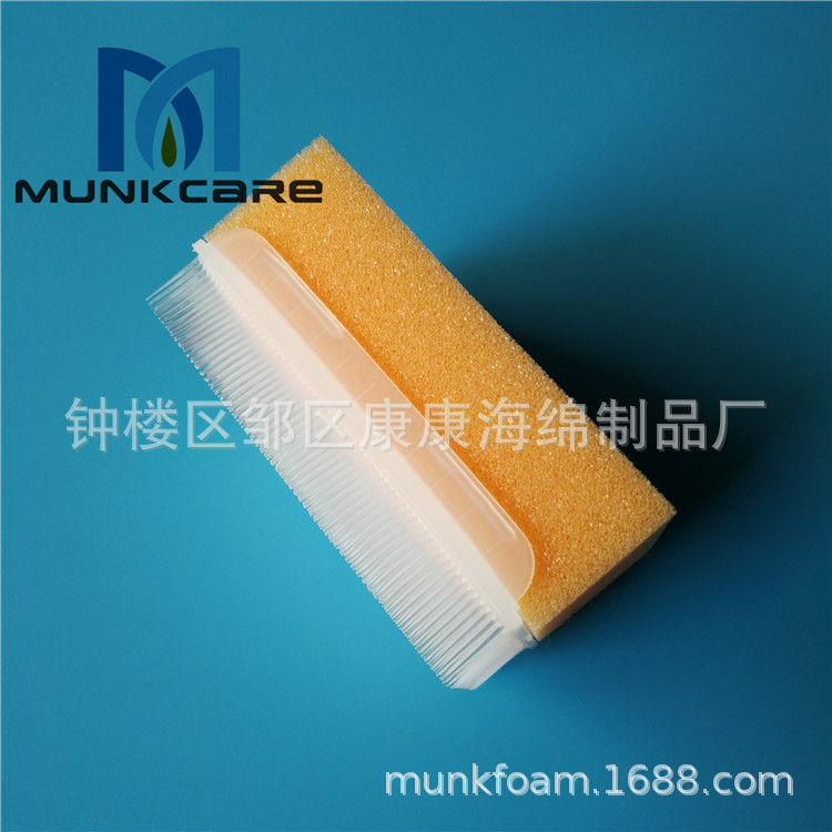 Cepillo de esponja de color cepillo de champú para bebés entrenamiento sensorial cepillo táctil cepillo de masaje para bebés cepillo de baño