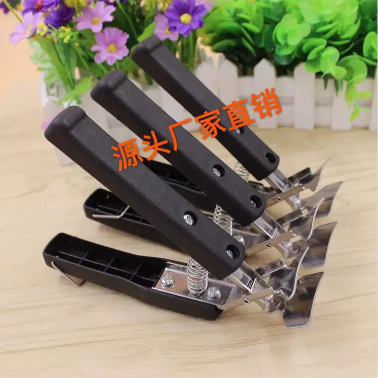 厂家直销不锈钢夹碗器 创意实用碗碟夹隔热夹碟器 防烫取碗夹 黑