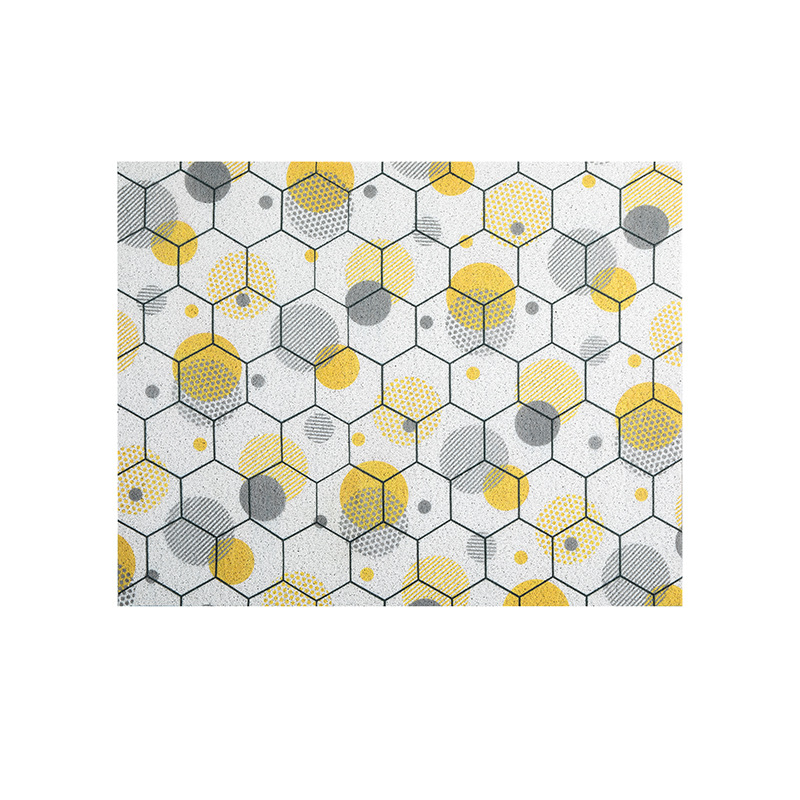 Alfombra de piso de anillo de seda Alfombra de puerta antideslizante nórdica Alfombra de pasillo Alfombra de pie de anillo de seda se puede cortar