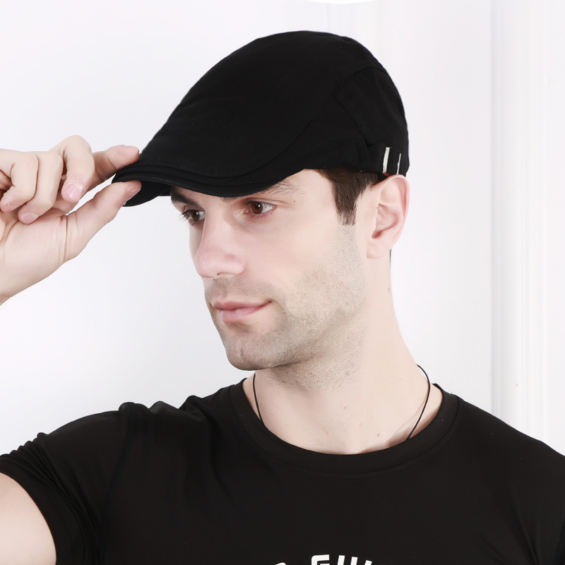 Algodón pico boina sombrero al por mayor de hombres y mujeres viaje sol sombrero retro adelante sombrero artístico Juventud