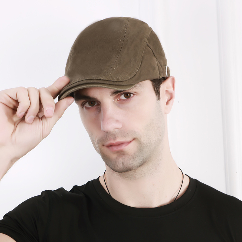 Algodón pico boina sombrero al por mayor de hombres y mujeres viaje sol sombrero retro adelante sombrero artístico Juventud