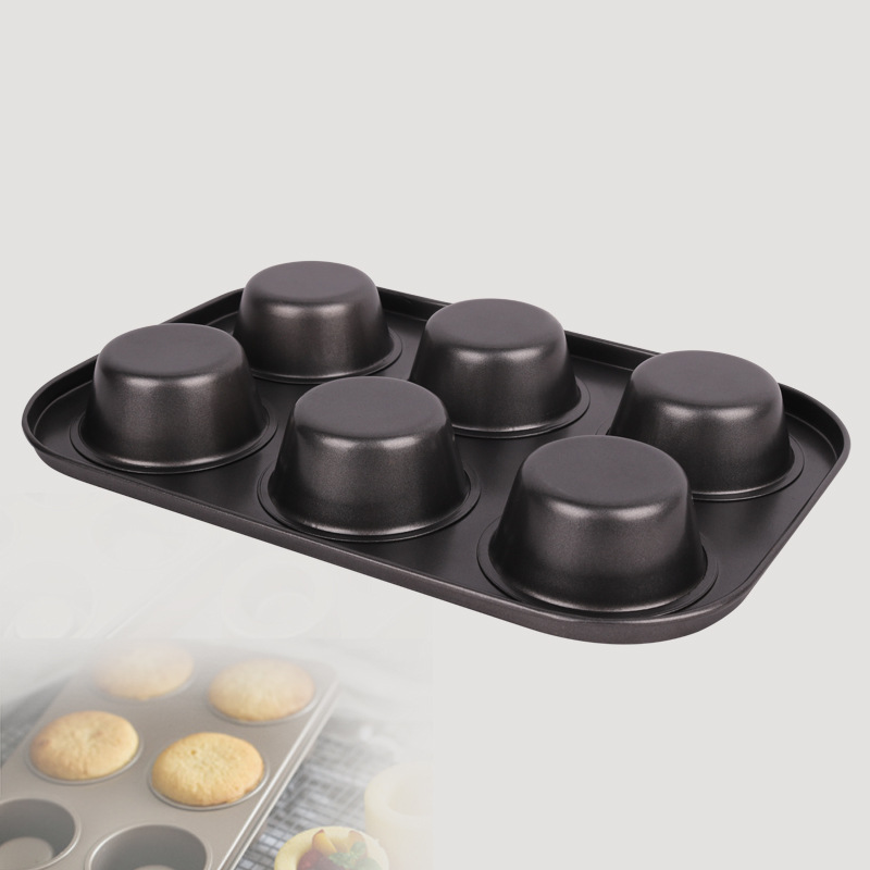 Baking mold 6 in 12 in round cake mold carbon steel non-stick muffin cake mold DIY cake baking pan