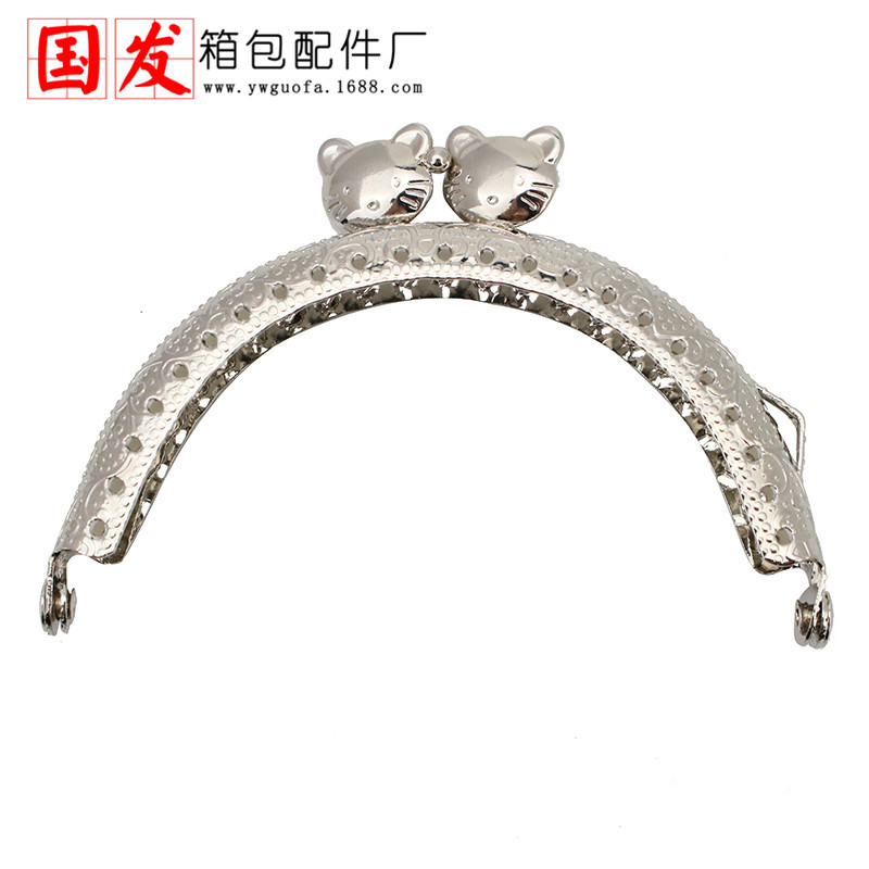 8.5CM semicircular estampado serie de oro ligero oro boca una variedad de cabeza de animal opcional