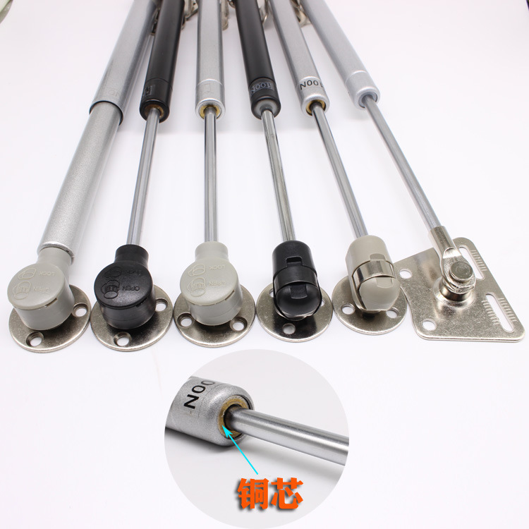 Gabinete negro abatible puerta Barra de presión de aire soporte de aire resorte de aire amortiguador retráctil soporte abatible soporte de amortiguación Mute