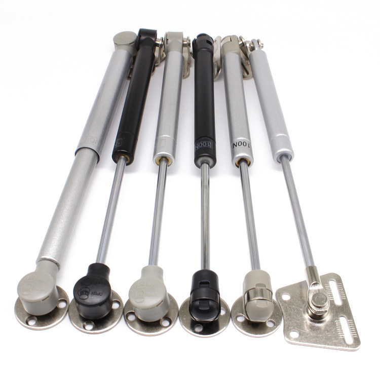 Gabinete negro abatible puerta Barra de presión de aire soporte de aire resorte de aire amortiguador retráctil soporte abatible soporte de amortiguación Mute