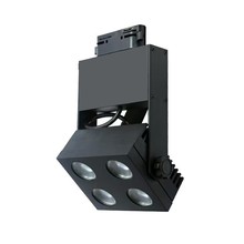 LED方形轨道灯 博物馆画廊橱窗展示灯40W射灯外壳套件