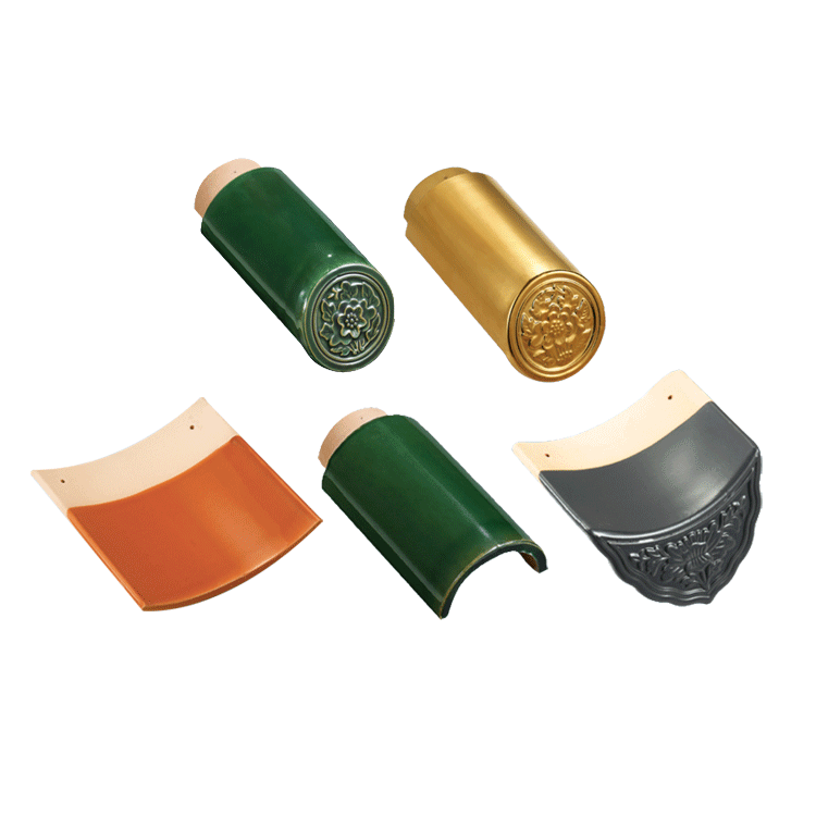 古建彩色琉璃瓦片庭院宗庙祠堂庙宇瓦四合院古建瓦屋顶防火隔热瓦