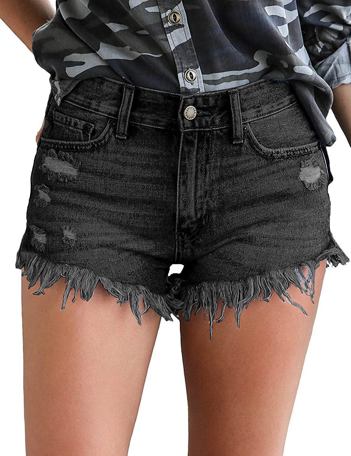 2023 primavera y verano nuevo estilo Amazon agujero eBay estación independiente wish pies abiertos borlas pantalones cortos personalizados