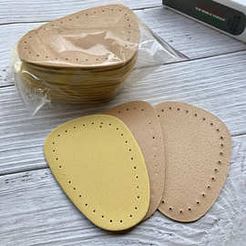 厂家半码垫批发鞋前掌垫脚垫PU革单鞋脚掌贴透气男女足垫纯色大