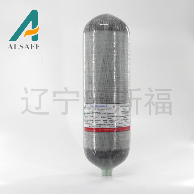 [Ausf Factory Store] Carbon Fiber High-Pressure Gas Cylinder Factory Wholesale 6.8L Carbon Fiber Composite Bottle 30Mpa
