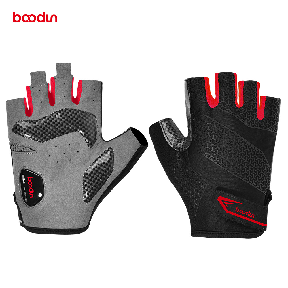 BOODUN Printemps/Été Nouveaux Gants De Vélo Demi-Doigt Respirants En Microfibre Pour L'extérieur Absorbant Les Chocs_voghion.com