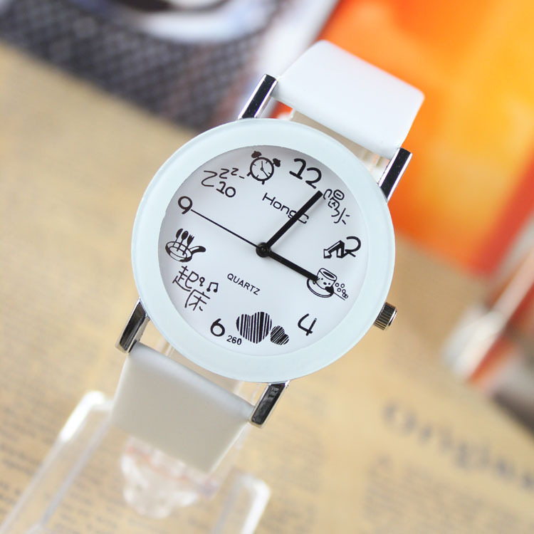 Watches for Students in Middle and High School, Exam Season, Elementary School Children's Watches, Cartoon Cute Pair, Electronic, Unisex, Fashionable 260
