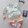 Summer clothing, cartoon cute set, children's summer shirt, 0-1-3 years, children's clothing