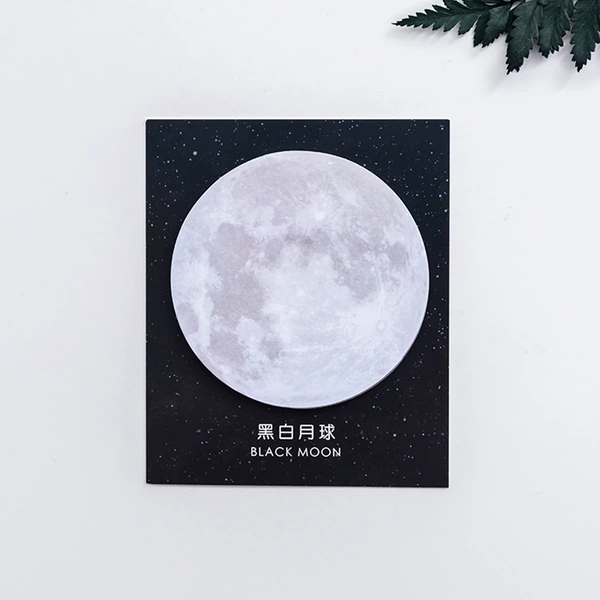 Black and white moon