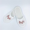 Wedding pajamas party pull plush cloth slippers BRIDESMAID hot vaguary hotel disposable supplies