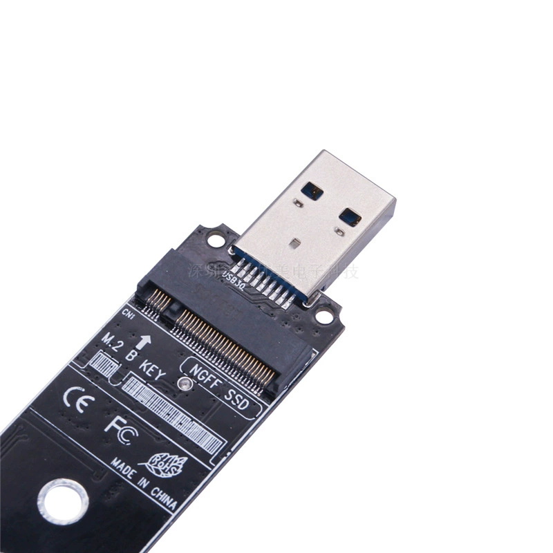 NGFF SSD твердотельный диск, коробка для USB-флешки, поворотная карта, USB 3.0 вращение, конвертационная плата B-ключ M.2 NGFF