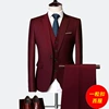 Burgundy suit, trousers
