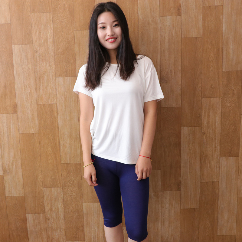 Summer Thin Women's Multicolor Capri Pants Lightweight Comfortable Breathable Women's Pants Casual Fashion Modal Leggings