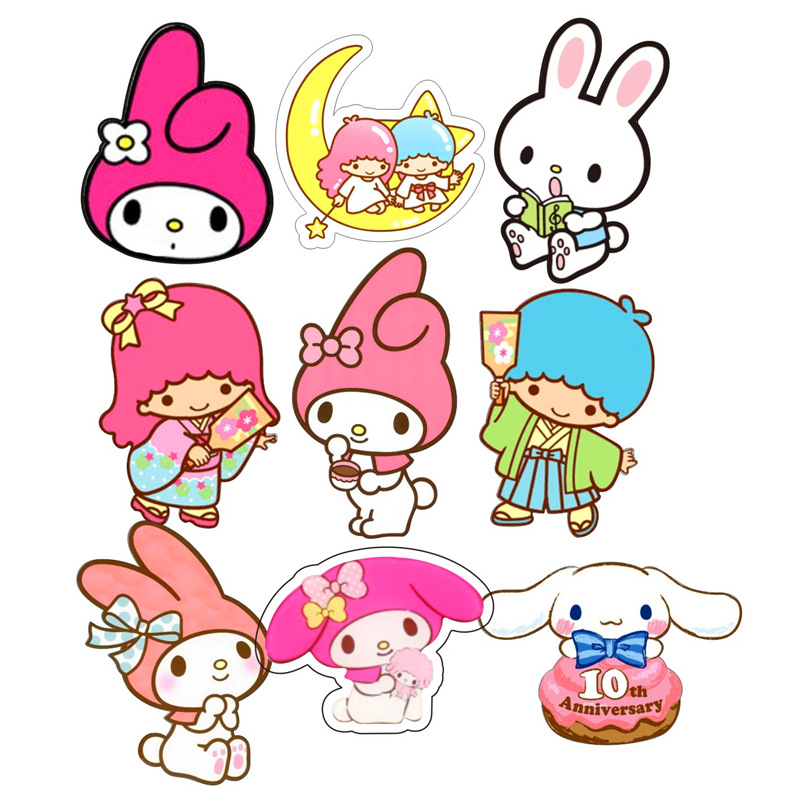 Harajuku Gemini acrílico broche de dibujos animados insignia bolsa accesorios periféricos DIY teléfono móvil Shell parche