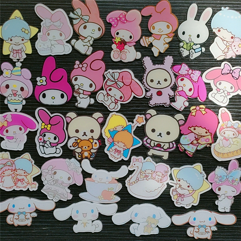 Harajuku Gemini acrílico broche de dibujos animados insignia bolsa accesorios periféricos DIY teléfono móvil Shell parche